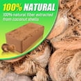 thumbnail image 3 of Premium Organic Coconut Coir Bricks, Natural Peat Moss Alternative, Expands to 4.6 Gallons, Low EC & pH Balanced for Potting Mix, Gardening, 3 of 7