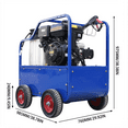 thumbnail image 4 of DigMaster Hot Water Pressure Washer 4060 PSI 4.0 GPM 13.5 HP B&S Engine Diesel Heated 212°F AR Pump 304 Tank, Heavy Duty Commercial Cleaner, 4 of 14