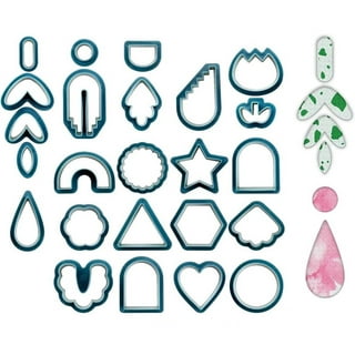 MTFun 267Pcs Polymer Clay Earring Making Kit Include 18 Shapes Polymer Clay  Earring Cutters, 12 Colors Clay, Tools, Roller Accessories for Polymer Clay  Earring Jewelry Making Supplies 