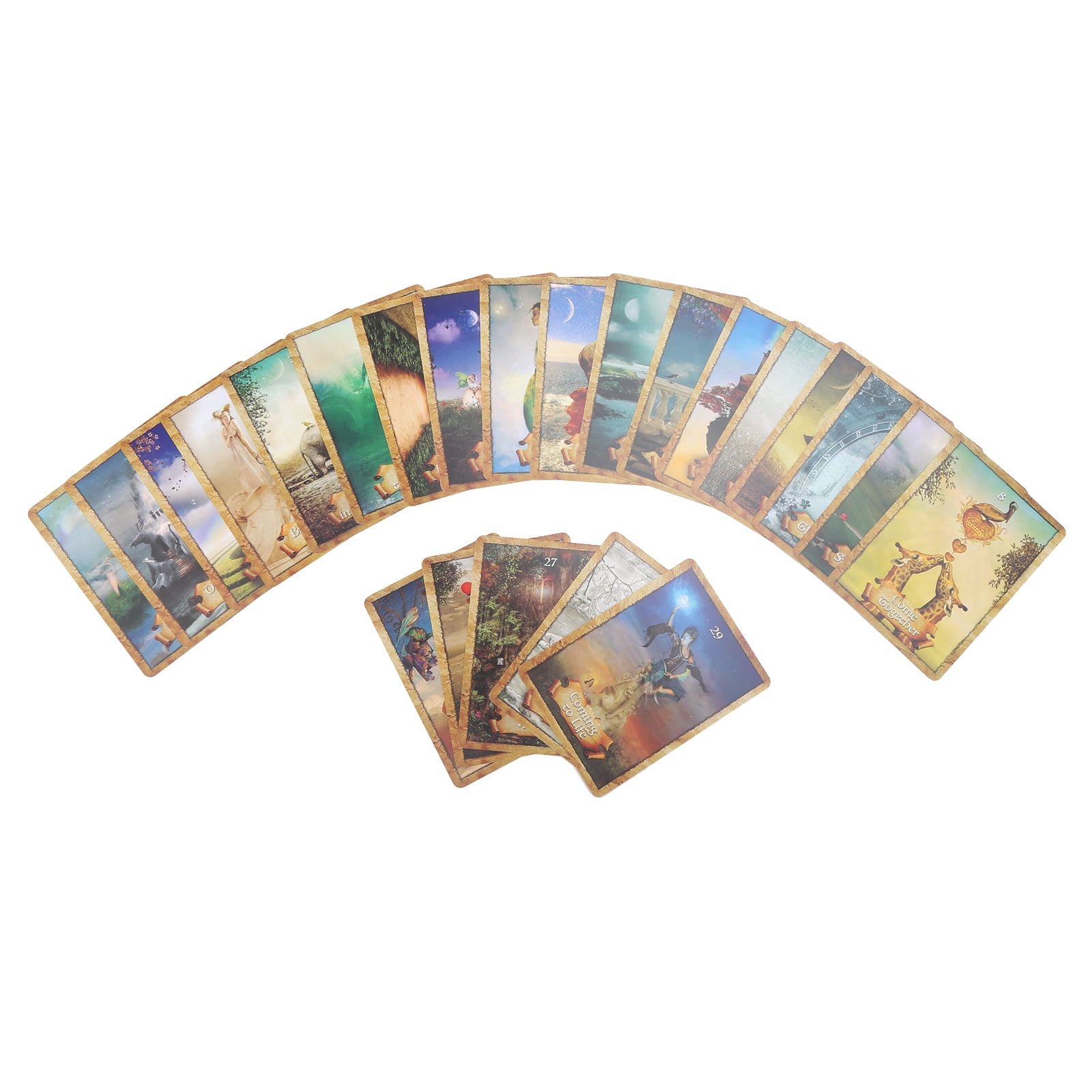 Mazo De Tarot De 78 Cartas En Inglés – Portátil (10.3 X 6 Cm) Con Simbolismo Profundo, Ideal Para Lecturas Intuitivas Y Reuniones Con Amigos