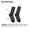 thumbnail image 2 of Honeii Golf Bags And Balls Print Adult Socks,Crew Socks,Casual Calf Socks,Daily Wear Socks for Men & Women, Perfect for Sports, Casual and Everyday Use, 2 of 6