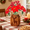 thumbnail image 6 of YingYouFu Christmas Pinecone Simulation Flower Bouquet with Red Berries and Artificial Pine Needles for Home Arrangement Decorative Flowers, 6 of 6