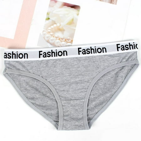 

Cathalem Lingerie for Women Set Cotton Underpant Fashion S-XL Sleepwear Brief Stockings for Women Lingerie plus Size Underwear Grey Small