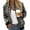 C-Black384, variant on DHFJKG Jackets For Women Leopard Long Sleeve Zipper Jacket Lightweight Casual Daily Wear Trendy Outerwear