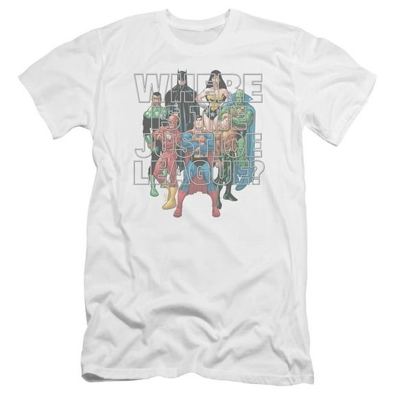 Jla - Classified #1 Cover - Premium Slim Fit Short Sleeve Shirt - Small