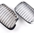 thumbnail image 3 of Front Hood Kidney Grill Grille for 1998-2001 BMW E46 4 Door Sedan 320i 323i 325i 328i 330i - Chrome, 3 of 6
