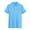 Light Blue, variant on Polo Shirts For Men Summer Gradient Print Lapel Short Sleeve Loose Fit Pullover Tops Holiday Wear,Blue,XL