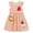 Orange, variant on mgoYE Toddler Girl Summer Dress Girl's Casual Cotton Dress Applique Party Dresses Striped Tunic Animal Printed Shirt Clothes 2-7 Years(Blue,6-7 Years)