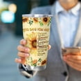 thumbnail image 5 of Christian Gifts for Women Tumbler, 20 Oz Christian Stainless Steel Insulated Tumblers, Sunflower Coffee Tumbler Religious Gifts, Travel Coffee Mug Inspirational Gifts for Christian Women, 5 of 6