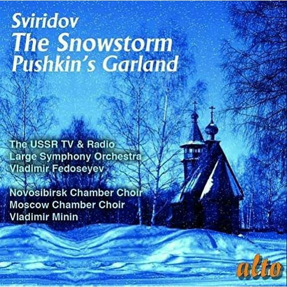 Fedoseyev,Vladimir / Ussr TV & Radio Large Symp. - Sviridov: The Snowstorm - Pushkin's Garland - Music & Performance - CD