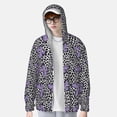 thumbnail image 2 of Gaeub Purple Butterflies Men's and Women's UPF 50+ Long-Sleeved Sun Protection Clothing, Fishing Shirt Long Sleeve Zip-XX-Large, 2 of 7