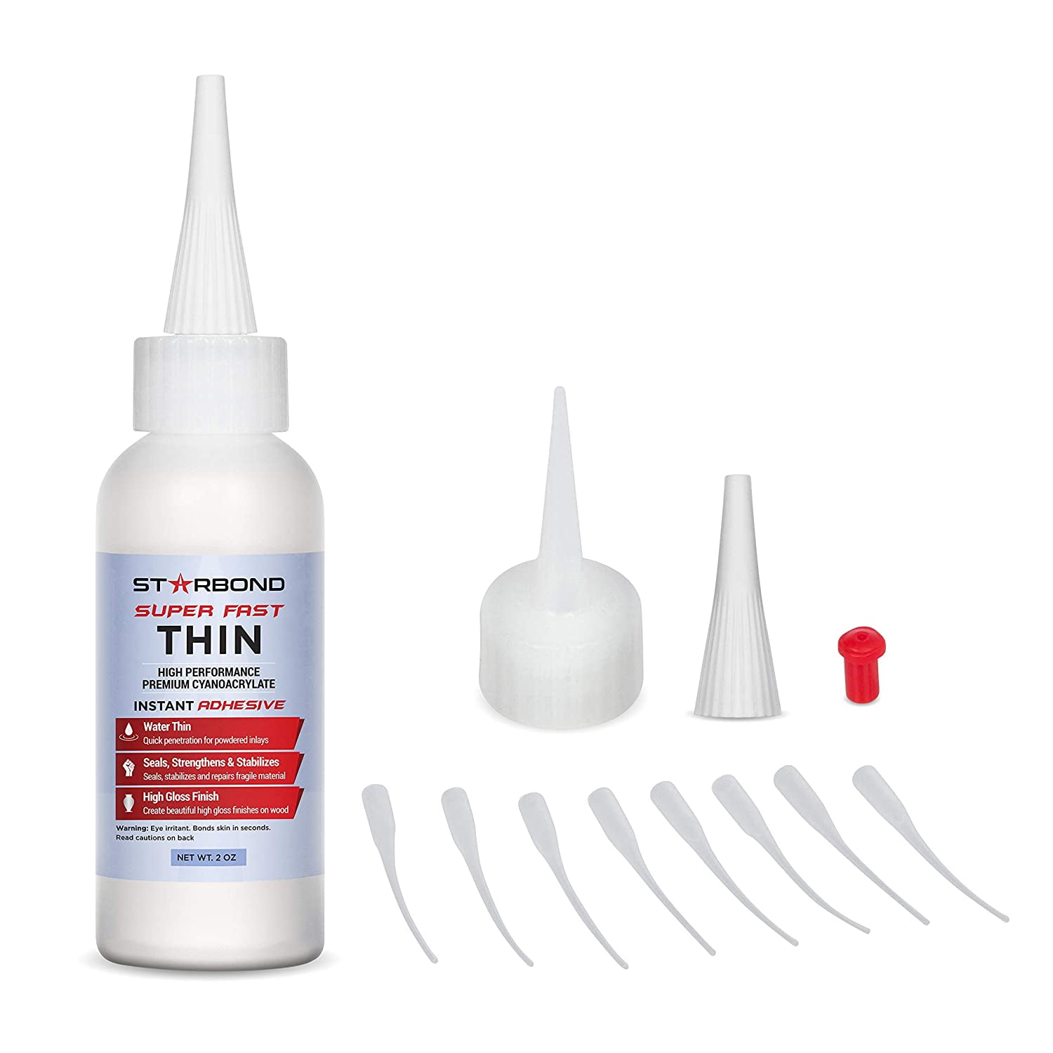 STARBOND Premium Thin and Medium Super Glue Bundle - Quick Drying CA Glue:  : Industrial & Scientific