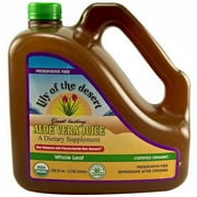 Lily Of The Desert Aloe Vera Juice Whole Leaf Preservative, 1 GAL
