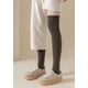 thumbnail image 3 of Calcetines largos hasta la rodilla con forro polar para mujer, gruesos, para otoño e invierno, cálidos, hasta la rodilla, para mujer, 3 of 3