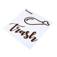 thumbnail image 1 of Recycle Trash Sticker Logo Sign Decal Self Adhesive Trash Decal, 1 of 9