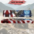 thumbnail image 4 of Binienty UTV Replacement Seat Covers Eagle American Flag UTV Seat Cover for Kawasaki Mule 4000 4010 4x4 2009-2023 2025 3020 2001-2003 Bench Seats and Backrest Cover for Mule Seat Accessories Parts, 4 of 8
