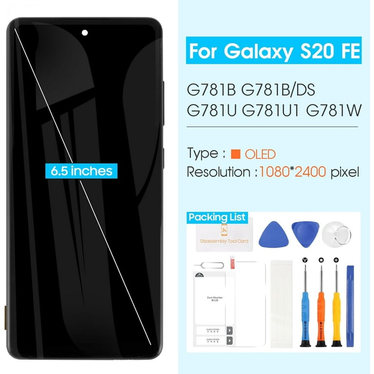 Samsung S20fe Screen S20 Fan Edition Screen For Samsung Galaxy