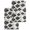 Black, variant on Blue Geometric Moroccan Kitchen Dish Towels for Drying Dishes Set of 3, Abstract Art Blue Ombre Modern Waffle Weave Microfiber Hand Tea Bathroom Towels Quick Dry & Absorbent Towel 15.7x23.6