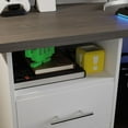 thumbnail image 2 of Sauder Select Gaming Desk, White, 429612, 2 of 9