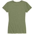 thumbnail image 2 of Womens Tops Femmes Tops d'Été 2023 Nouveau Col Rond Imprimé Manches Courtes Top Armée Vert XXL, 2 of 3