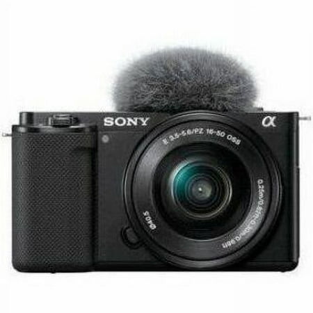 Sony - Alpha ZV-E10 Kit Mirrorless Vlog Camera with 16-50mm Lens - Black