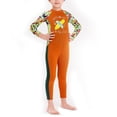 thumbnail image 1 of Greeniant Traje de neopreno para niños engrosado, cómodo, para niños, ropa de surf para mantener el calor, ropa de baño para niños y niñas con mangas Deportes acuáticos Naranja L Greeniant OD003683-08, 1 of 6