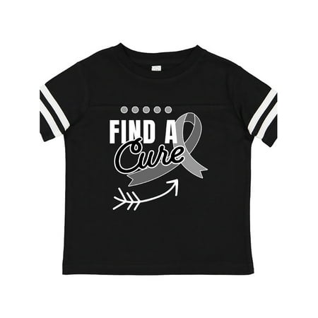 

Inktastic Find a Cure Brain Cancer Awareness with Arrow Gift Toddler Boy or Toddler Girl T-Shirt