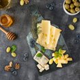thumbnail image 5 of Wanderlust Cutting Board, World Map on Old Brick Wall Countries Continents Aged Vintage Rough, Tempered Glass Cutting and Serving Board, Wine Bottle Shape, Pale Grey Pale Brown, by Ambesonne, 5 of 5