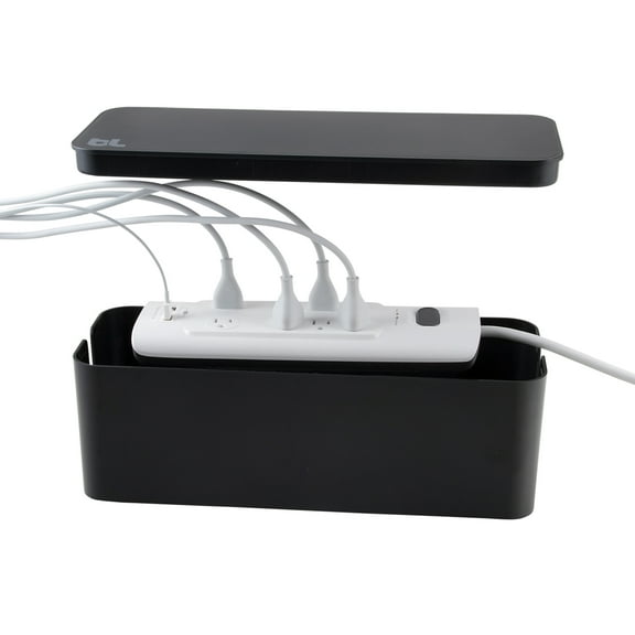 Bluelounge Cablebox Cord Management Box, Black