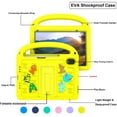 thumbnail image 6 of Decase for iPad Mini 7th(A17 Pro) 2024 / Mini 6th Generation 8.3" 2021, Kids EVA Cover with Stand Handle, for iPad Mini 7 6 8.3 Inch (A2995 A2996 A2567 A2568 A2569),Case With shoulder Strap,Yellow, 6 of 9