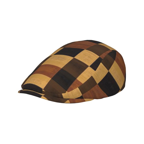 Men'S And Women'S Forward Hats Fit To The Head With An Adjustable Curved Brim Design With A Sweat-Absorbing Band Around The Inside Plaid Fall Camo Brown_4