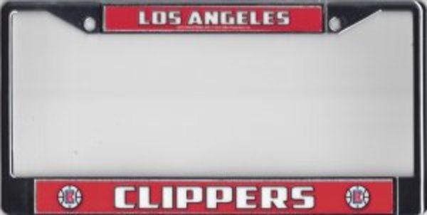1 PC New LA Los Angeles Clippers Plastic License Plate Frame