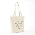 thumbnail image 7 of CafePress - Caffeine Molecule Tote Bag - Unisex Canvas Tote Bag, Beige, 1-Piece, 7 of 7
