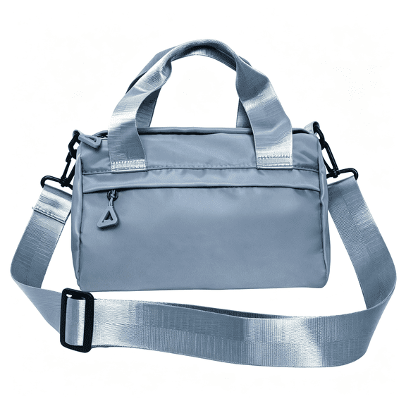 AOMRCOL Mini Black Gym Bag Sport Bag Adjustable Small Duffle Bag Detachable Strap Gym Tote for Women Small Duffle Bag Adjustable Gym Bag (Blue)