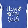 thumbnail image 4 of Inktastic I Love My Yaya Grandchild Boys or Girls Baby Bodysuit, 4 of 5