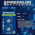 thumbnail image 2 of Premium Batteries Panasonic CR1220 3V Child Safe Lithium Coin Cell (6 Count), 2 of 6