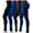 4 Pack-Black/Navy/Brown/Blue, variant on 4 Pack Women's High Waisted Leggings Soft Wide Waistband Pants S-3XL Plus Size Available