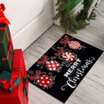 thumbnail image 1 of Alfombrilla de Papá Noel para el suelo, decorativa para las fiestas navideñas, para la entrada al hogar, resistente al desgaste, 1 of 6