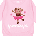 thumbnail image 3 of Inktastic Grammie Girl Ballerina Monkey Toddler Sweatshirt, 3 of 4
