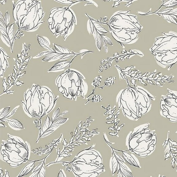Unruly Terrace Shade, Art Gallery Fabric cotton Flower Design, Sold by the Quarter Yard