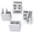 thumbnail image 3 of Set Of 4 90 Glass Clamps For Fixing Glass On Two Sides For Shower Panels, Shower Tables And Panels 10 To 12 Mm - Ri, 3 of 4