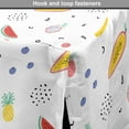 thumbnail image 4 of Fruits Dog Crate Cover, Hand Drawn Tropical Items and Dots or Mini Motifs Scattered on a Plain Background, Easy to Use Pet Kennel Cover Small Dogs Puppies Kittens, 7 Sizes, Multicolor, by Ambesonne, 4 of 6