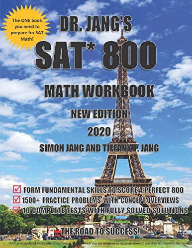 Pre-Owned Dr. Jang's SAT* 800 Math Workbook New Edition (Paperback ...