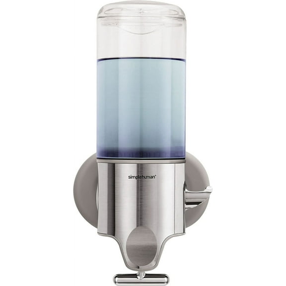 Simplehuman Single Wall Mount Shower Pump, Shampoo and Soap Dispenser