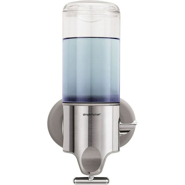 Simplehuman Single Wall Mount Shower Pump, Shampoo and Soap Dispenser
