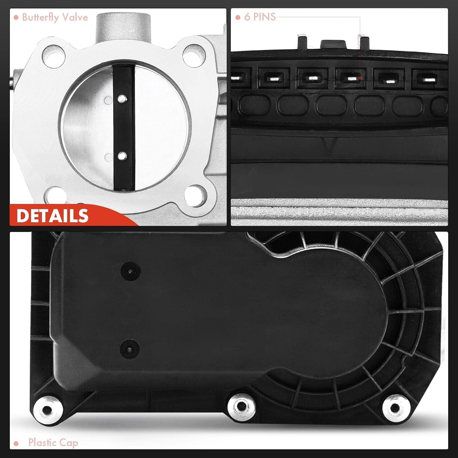 A-Premium Fuel Injection Throttle Body Compatible with Lexus HS250h Pontiac Vibe Scion xB tC Toyota Camry 2007-2011 Corolla Matrix RAV4 Solara L4 2.4L DOHC Petrol