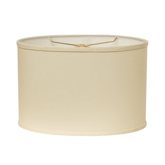 Slant Retro Oval Hardback Lampshade with Washer Fitter, Egg