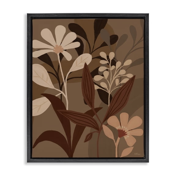 Stupell Industries Modern Black Floating Frame Canvas Art, 17 x 21, by Dogwood Portfolio