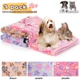 thumbnail image 6 of Luxmo 3 Pack Cat Dog Puppy Blanket Soft Pet Bed Cushion Warm Sleep Mat for Kitten Puppy Rabbit, 6 of 8