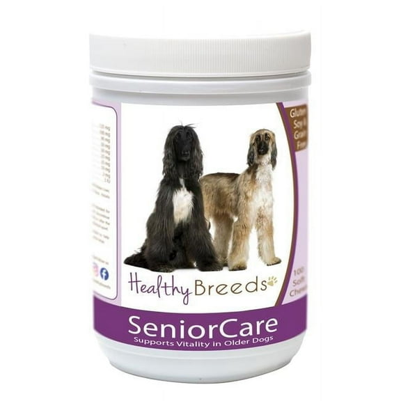 Healthy Breeds 840235164340 Afghan Hound Senior Dog Care Soft Chews